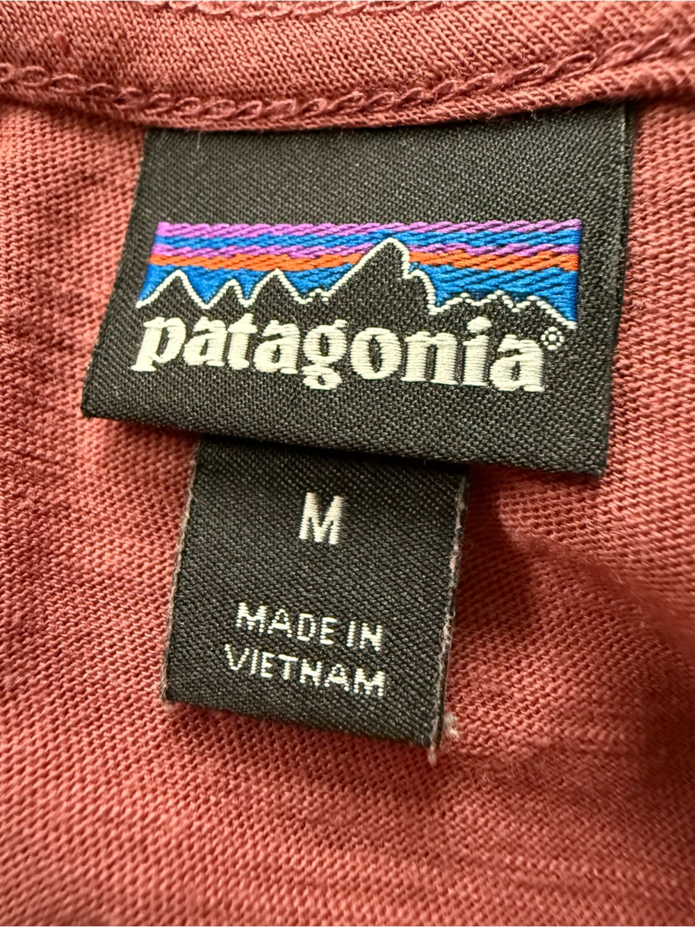 Patagonia Mainstay Long Sleeve Shirt Potters Red Women’s Size Medium - Picture 5 of 9